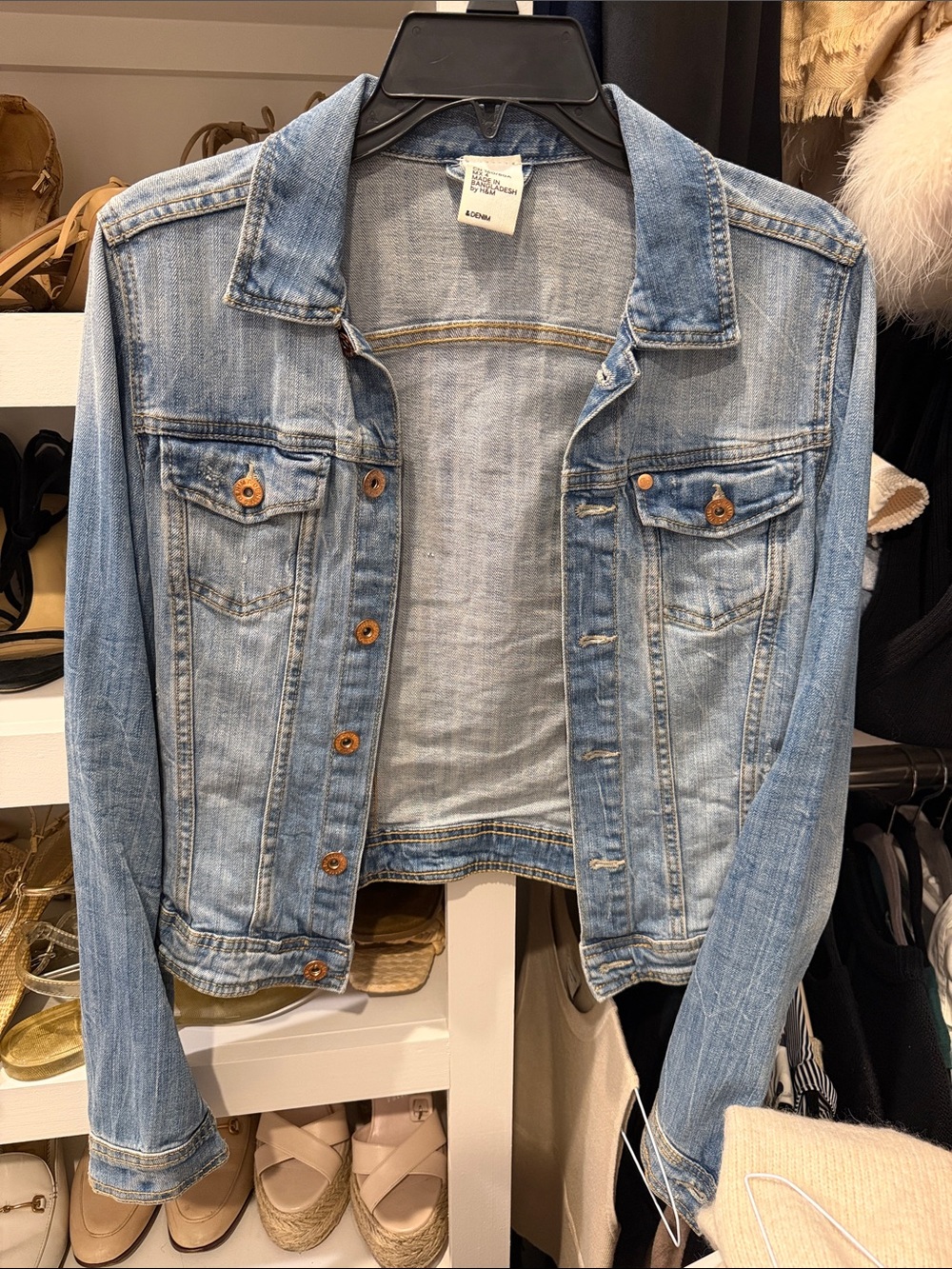 Light Wash Denim Jacket - Casual Jean Jacket